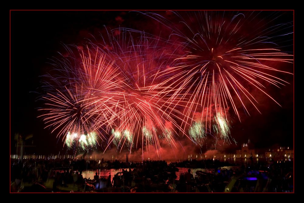 Festa del Redentore *6*: Der Höhepunkt: die"fuochi dàrtificio"