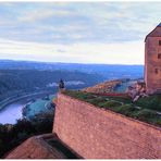 Feste Königstein mit Elbe