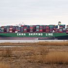 Festgefahren...CSCL Indian Ocean...