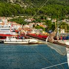 Festgemacht im Hafen der Stadt Cres