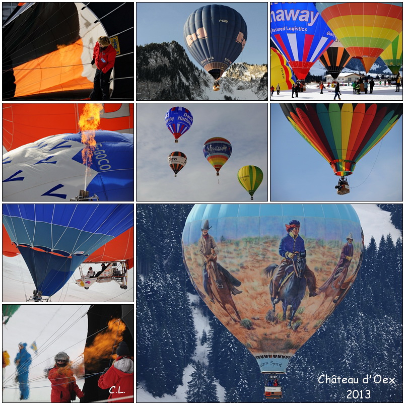 Festival des Mongolfières - Château d'Oex - 2013