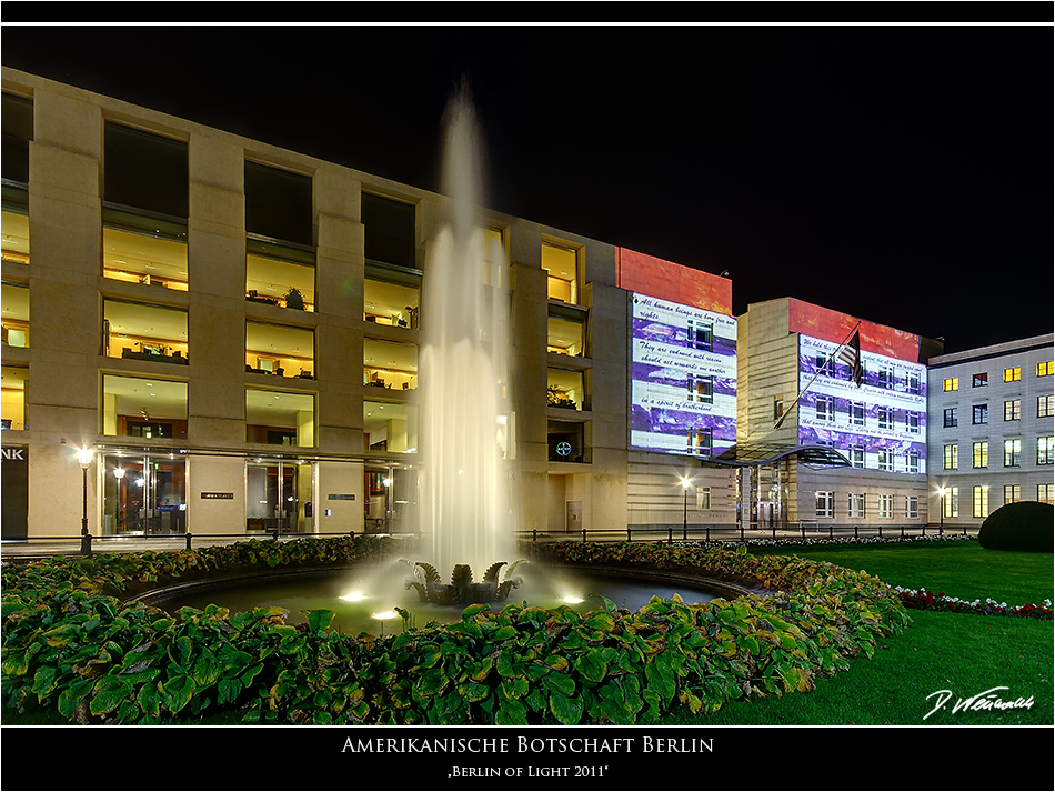 Festival of Lights 2011 - Amerikanische Botschaft