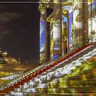 Festival of Lights 2012, Berlin, Gendarmenmarkt, Konzerthaus, Treppen