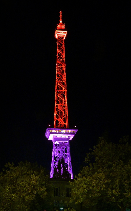 Festival of Lights 2012 Funkturm Berlin