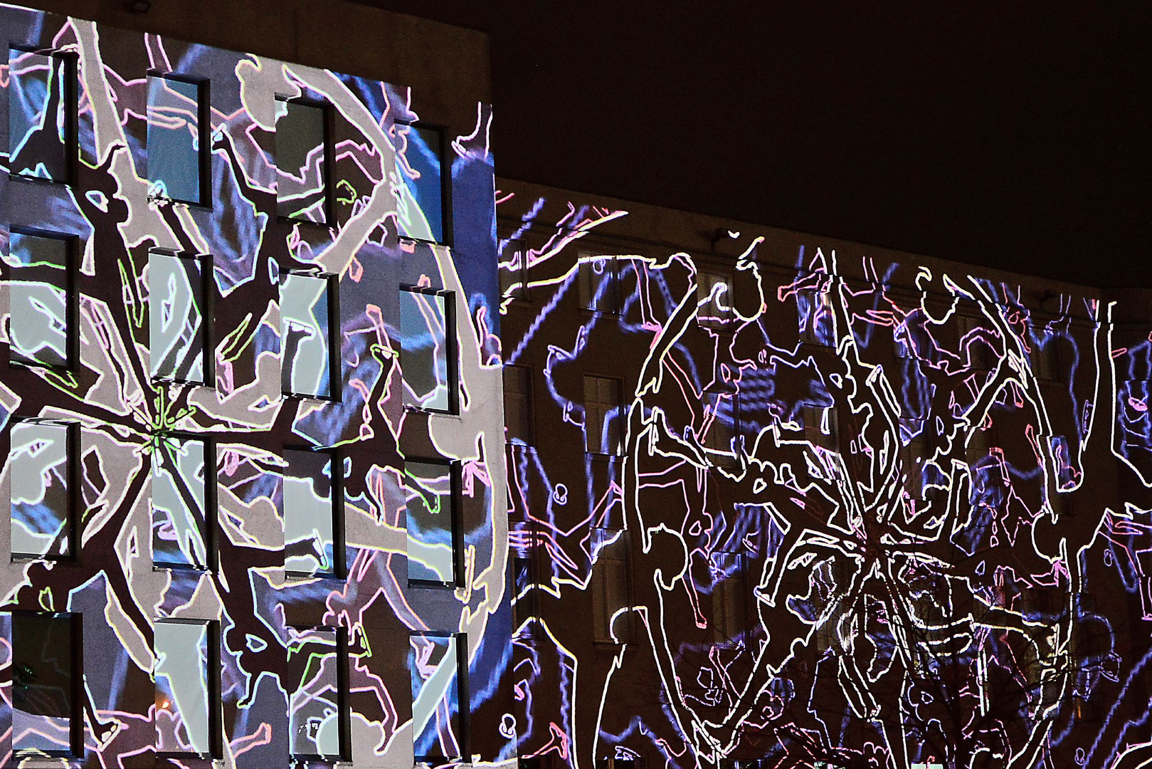 Festival of Lights Berlin 2014, Tranquilight 2, 3D Video Mapping, Schweizerische Botschaft