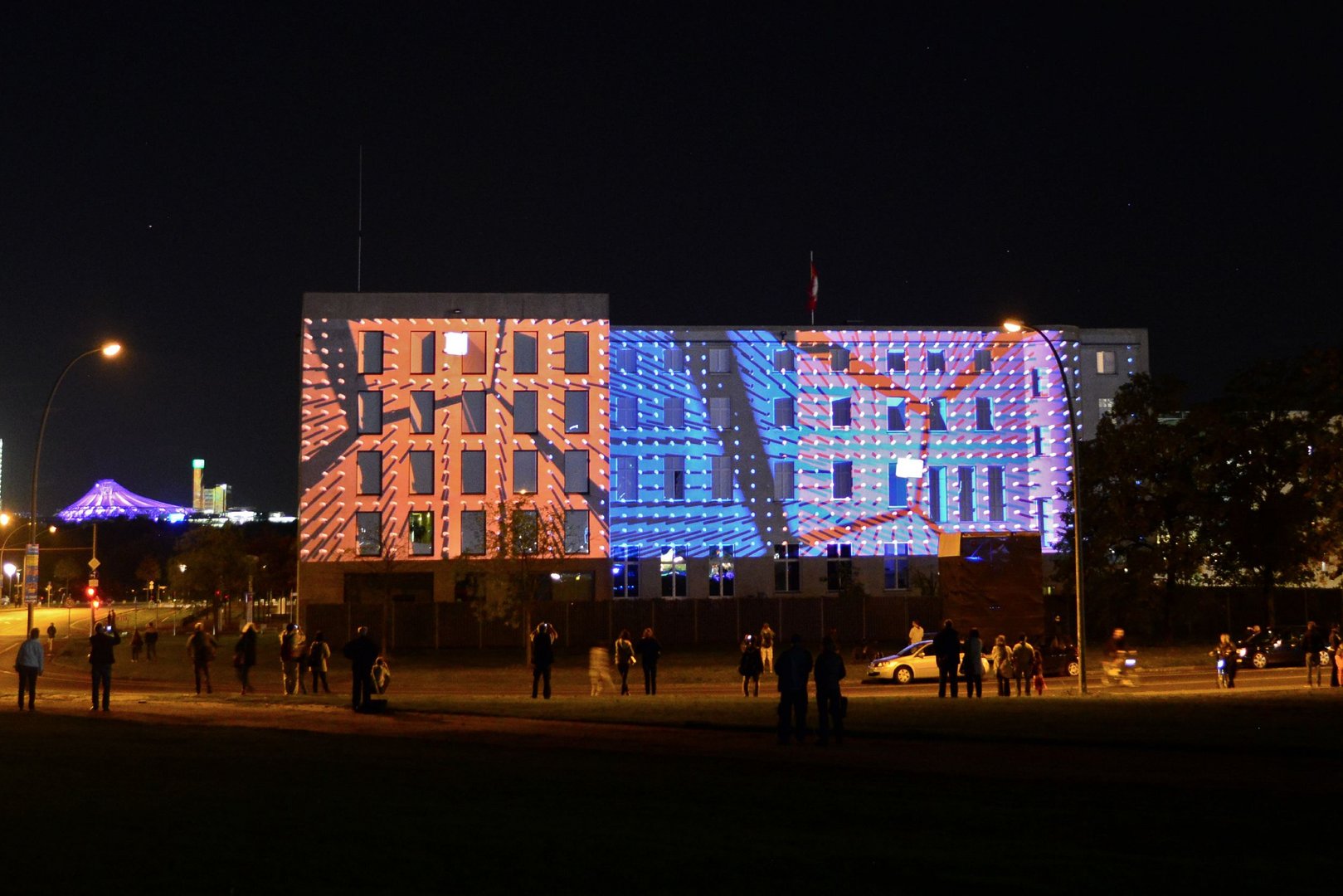 Festival of Lights Berlin 2014, Tranquilight, 3D Video Projection Mapping, Schweizerische Botschaft