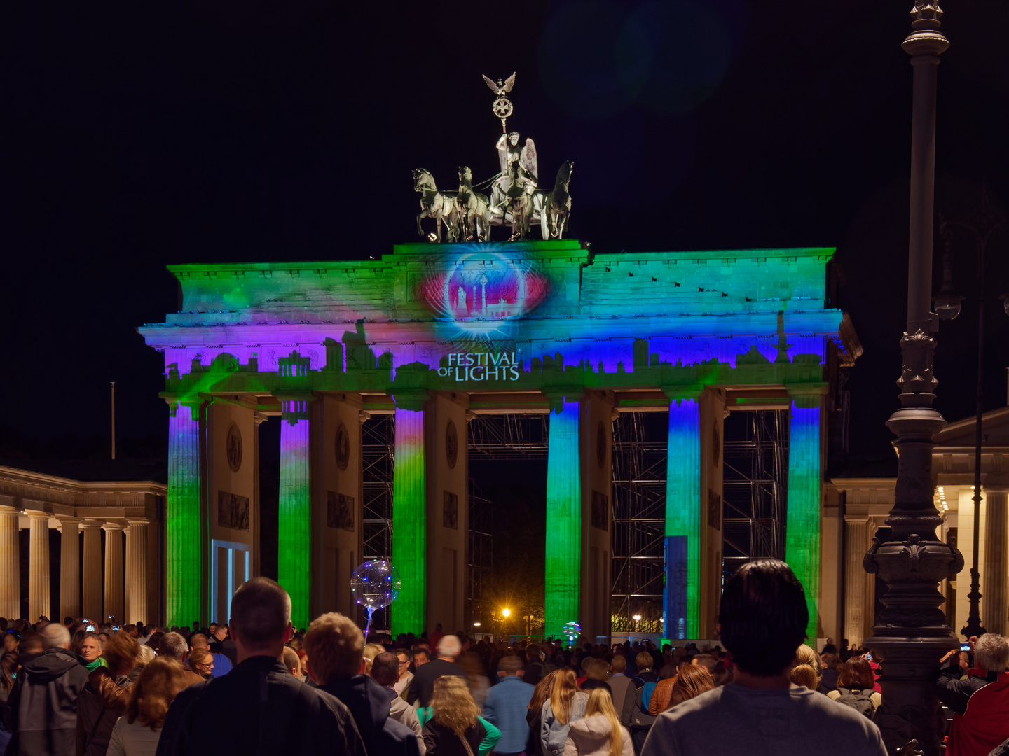 Festival of Lights Berlin 2018 V -Brandenburger Tor