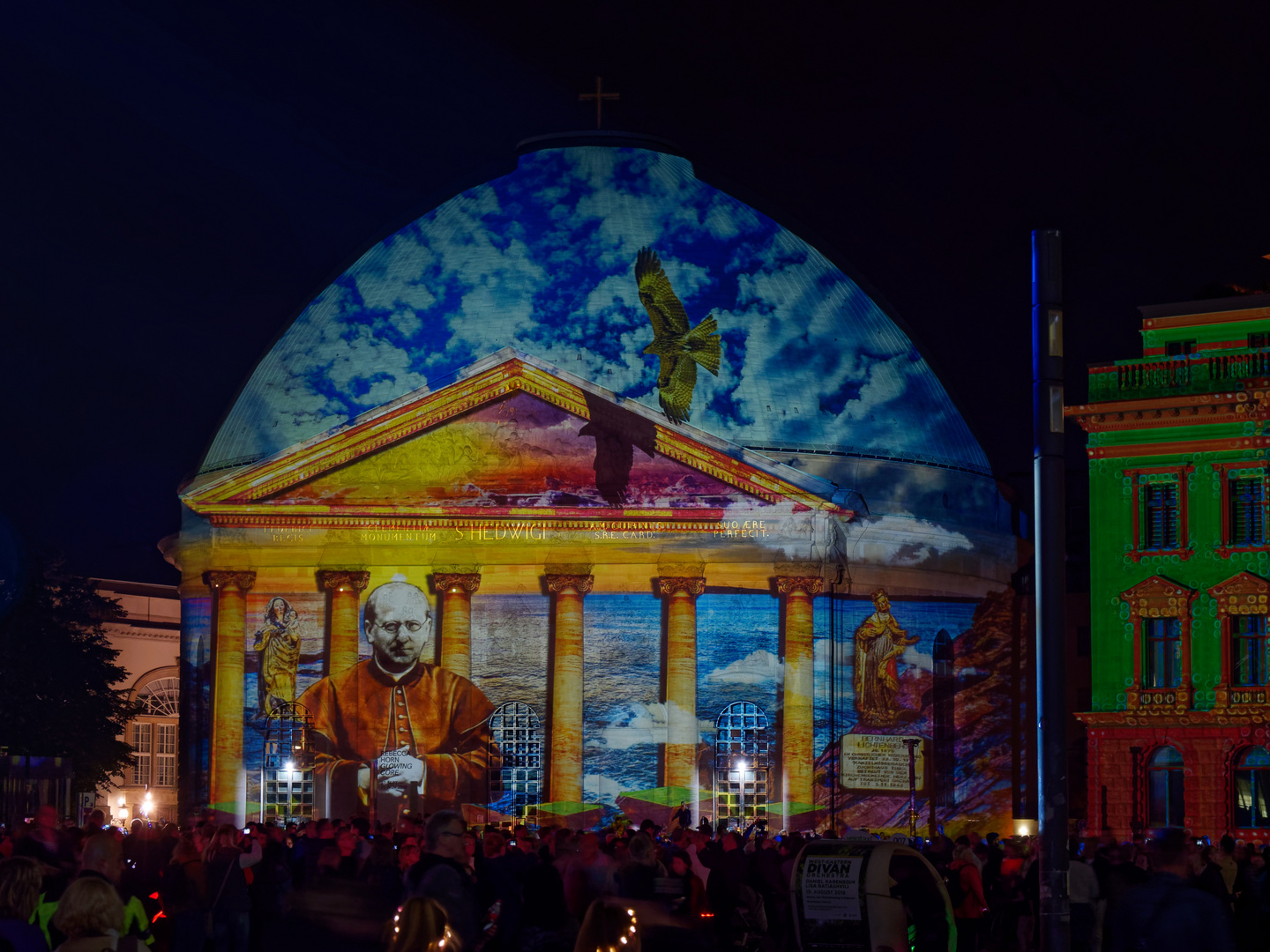 Festival of Lights Berlin 2018 VIII - Hedwigs Kathedrale