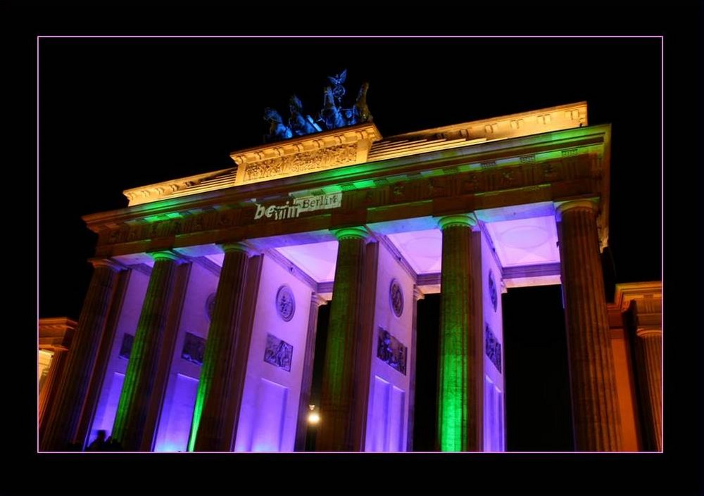 festival of lights - Brandenburger Tor