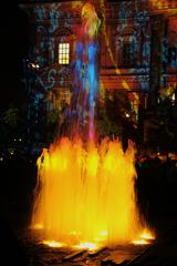 Festival of Lights - Brunnen vor Dom