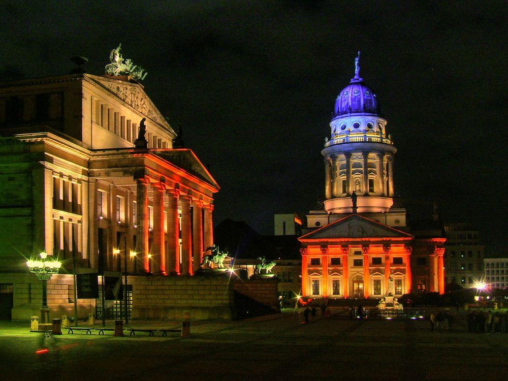 Festival of lights Gendarmenmarkt- Berlin