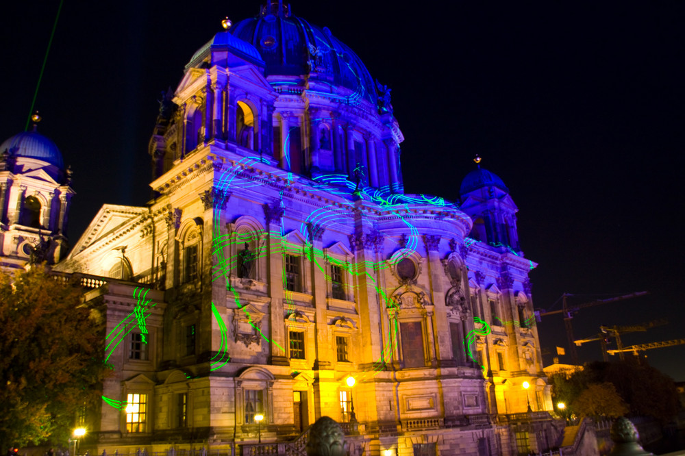 Festival of Lights - Rückseite Berliner Dom -