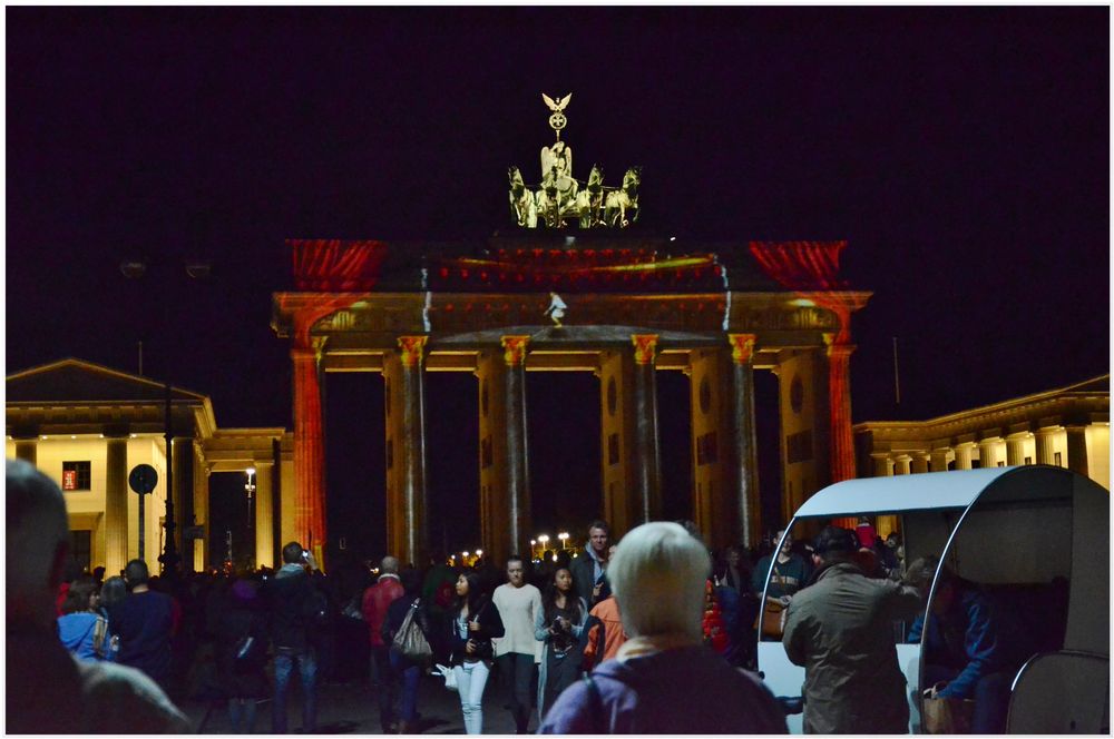 Festival of ligths- Berlin 2014, das Brandenburger Tor 2