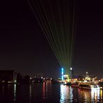 Festival of Ligths Blick von der Oberbaumbrücke