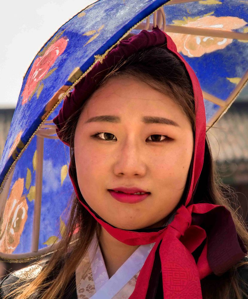 Festlich im Gyeongbokung Palast in Seoul