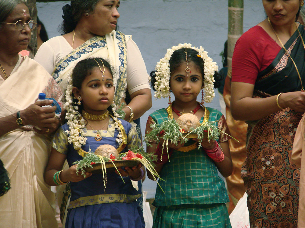 Festlicher Abend in Kerala