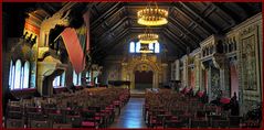 Festsaal auf der Wartburg in Eisenach.