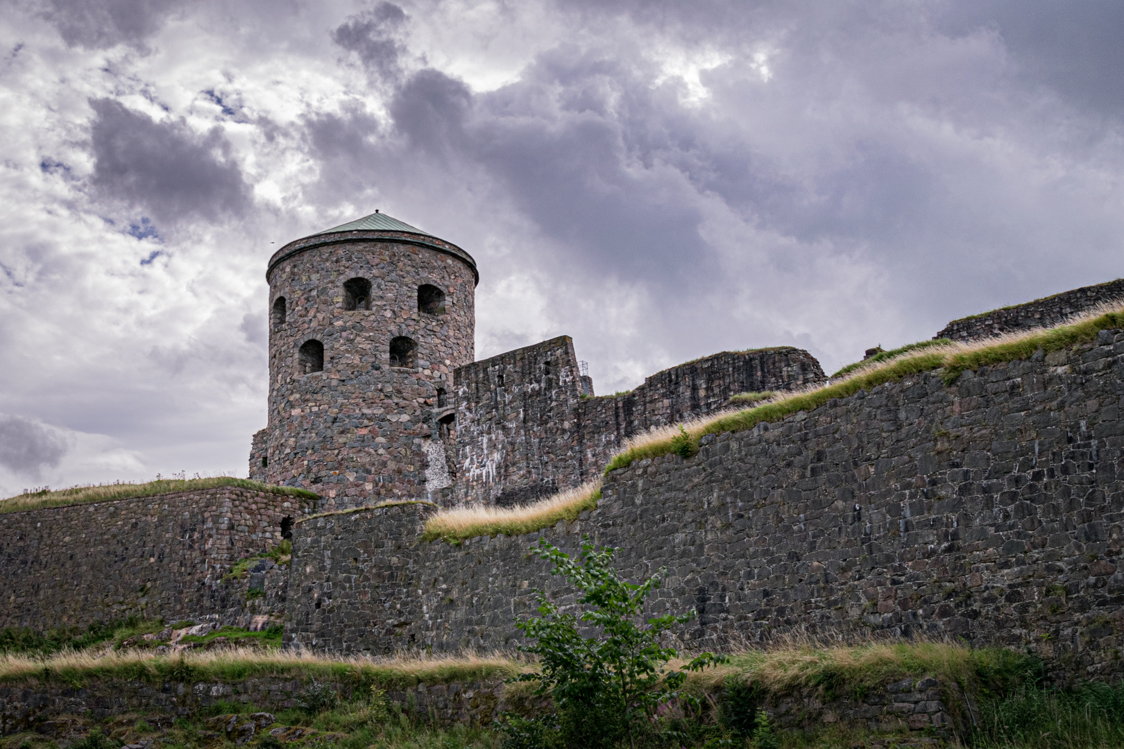 Festung Bohus in der Nahe von Göteborg, Schweden, Sommer 2016