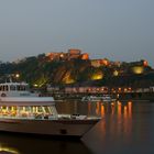 Festung Ehrenbreitstein am Abend