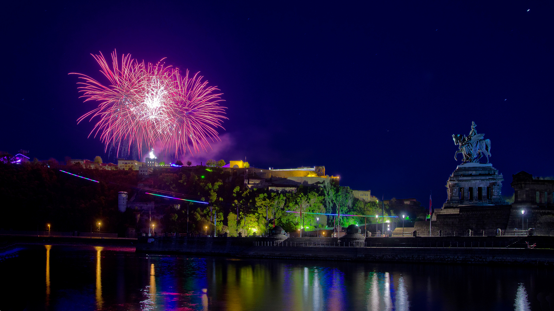 Festung Ehrenbreitstein, Deutsches Eck