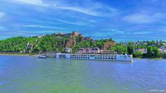 Festung Ehrenbreitstein und ein Vikinger
