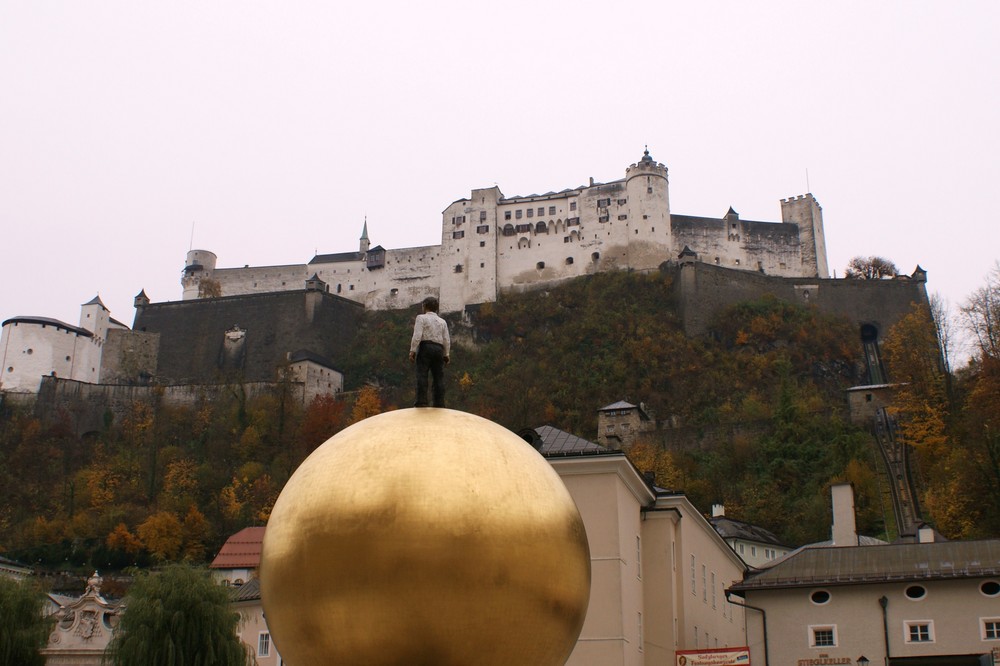 Festung Hohen Salzburg und einem Kunstwerk!