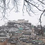 Festung Hohensalzburg vom Kapuzienerberg aus