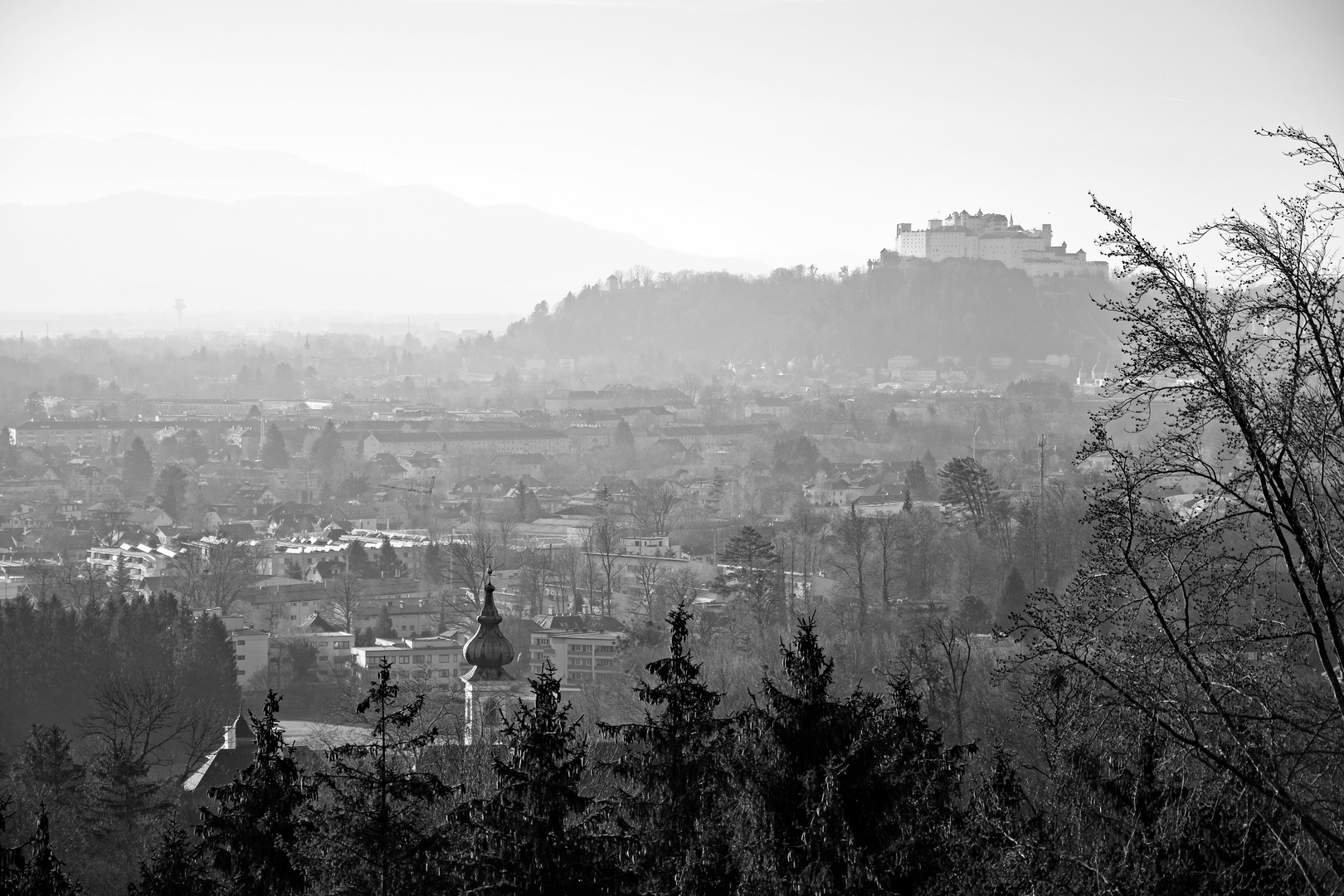 Festung im Nebel