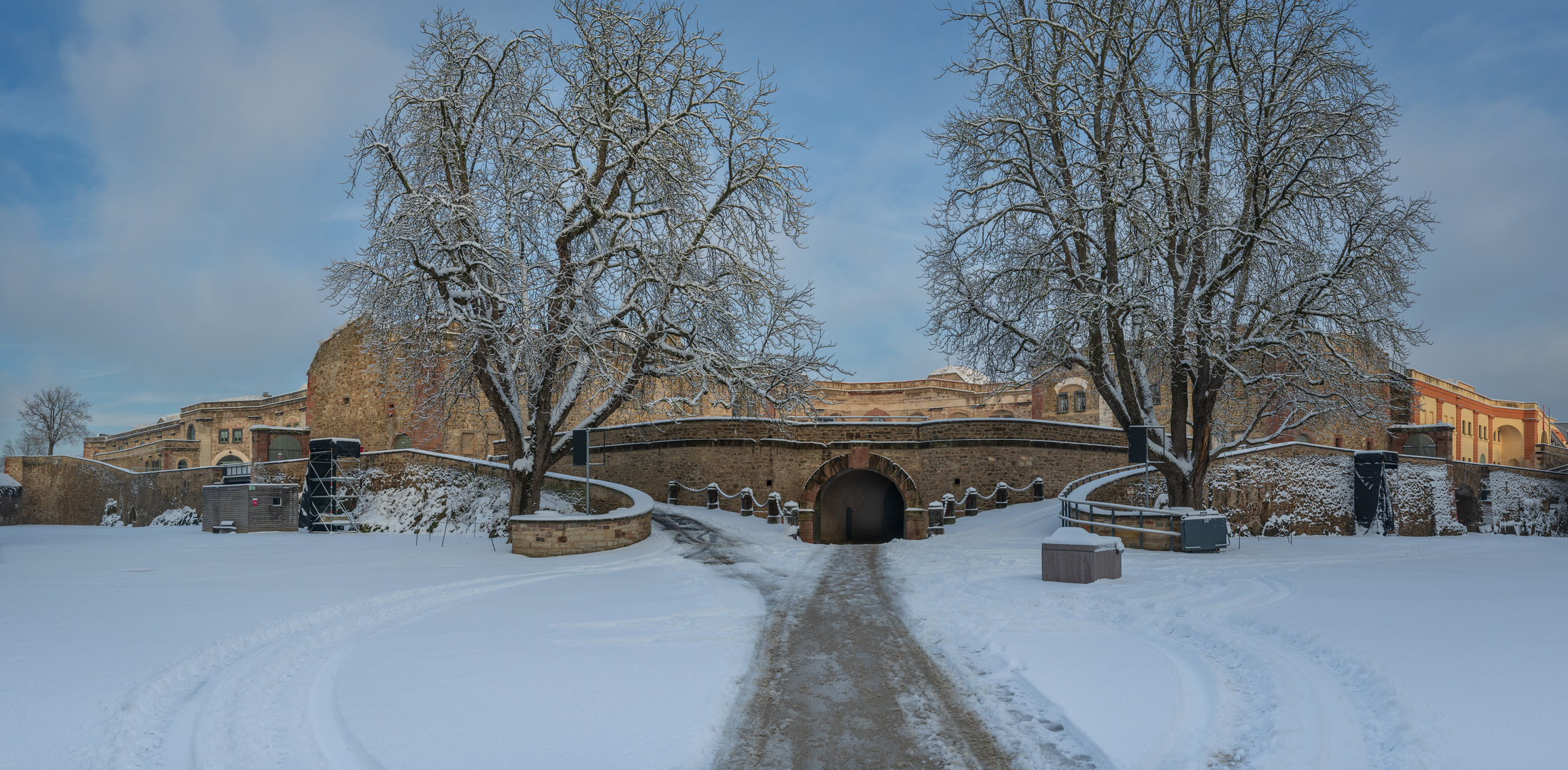 Festung im Schnee