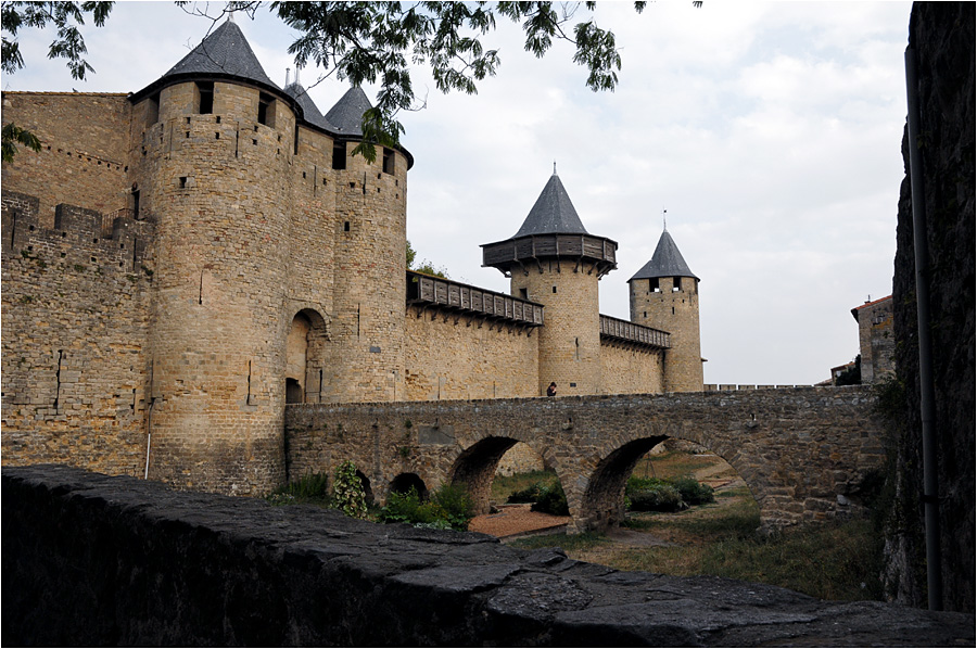 festung in carcasonne