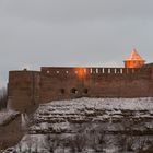 Festung Iwangorod (Russland) - Sonnenuntergang