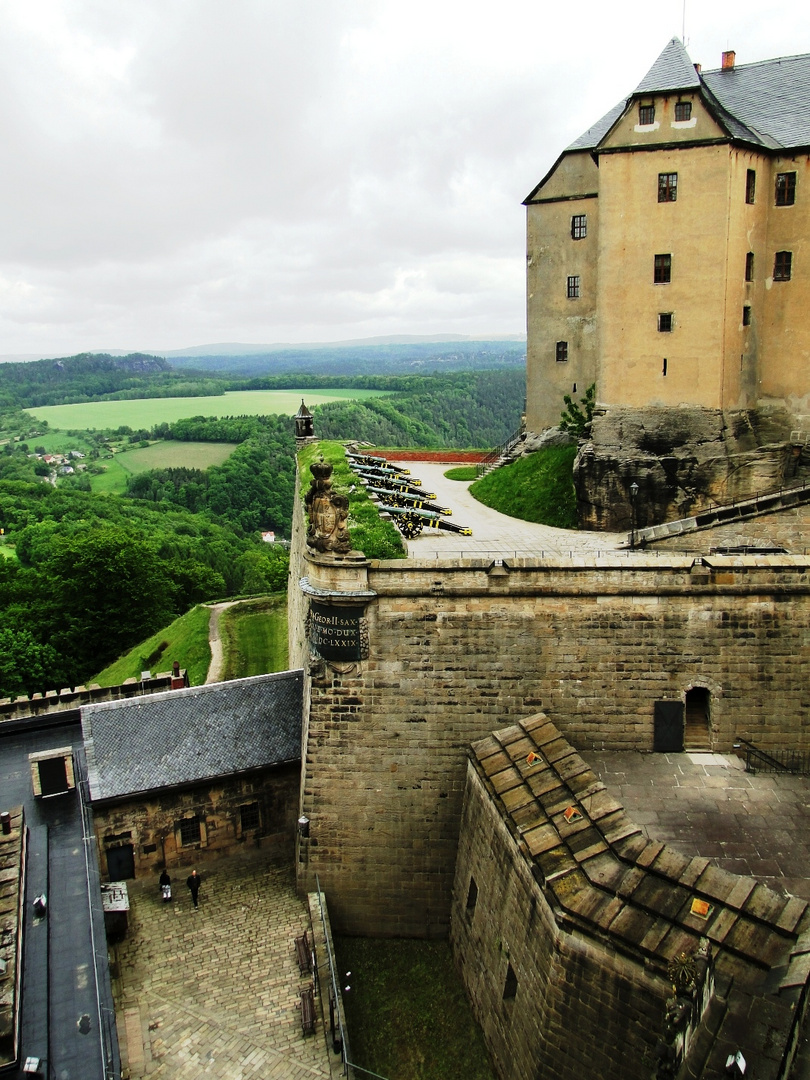 Festung Königsstein in Sachsen