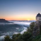 Festung Königstein am Morgen