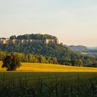 Festung Königstein bei Sonnenaufgang
