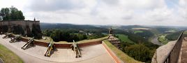 Festung Königstein - Blick über die Georgenbatterie von Black-Eagle 