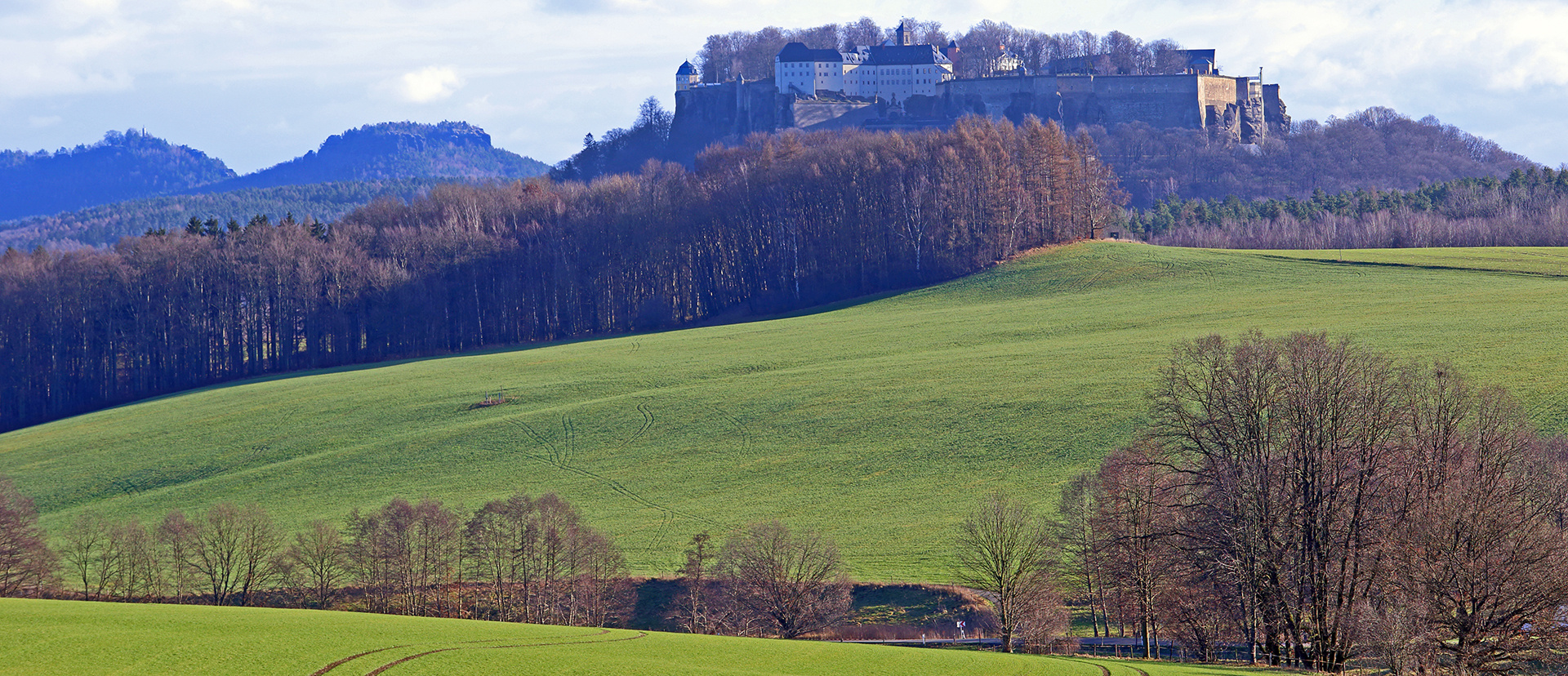 Festung Königstein, Gorisch und Papststein drei leicht zu erreichende Gipfel...
