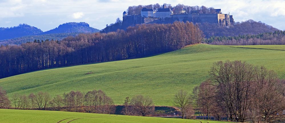 Festung Königstein, Gorisch und Papststein drei leicht zu erreichende Gipfel...