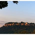 *** Festung Königstein im Licht der aufgehenden Sonne *** 