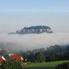 Festung Königstein im Morgennebel !