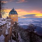 Festung Königstein im Winter