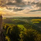 Festung Königstein in der Abendsonne