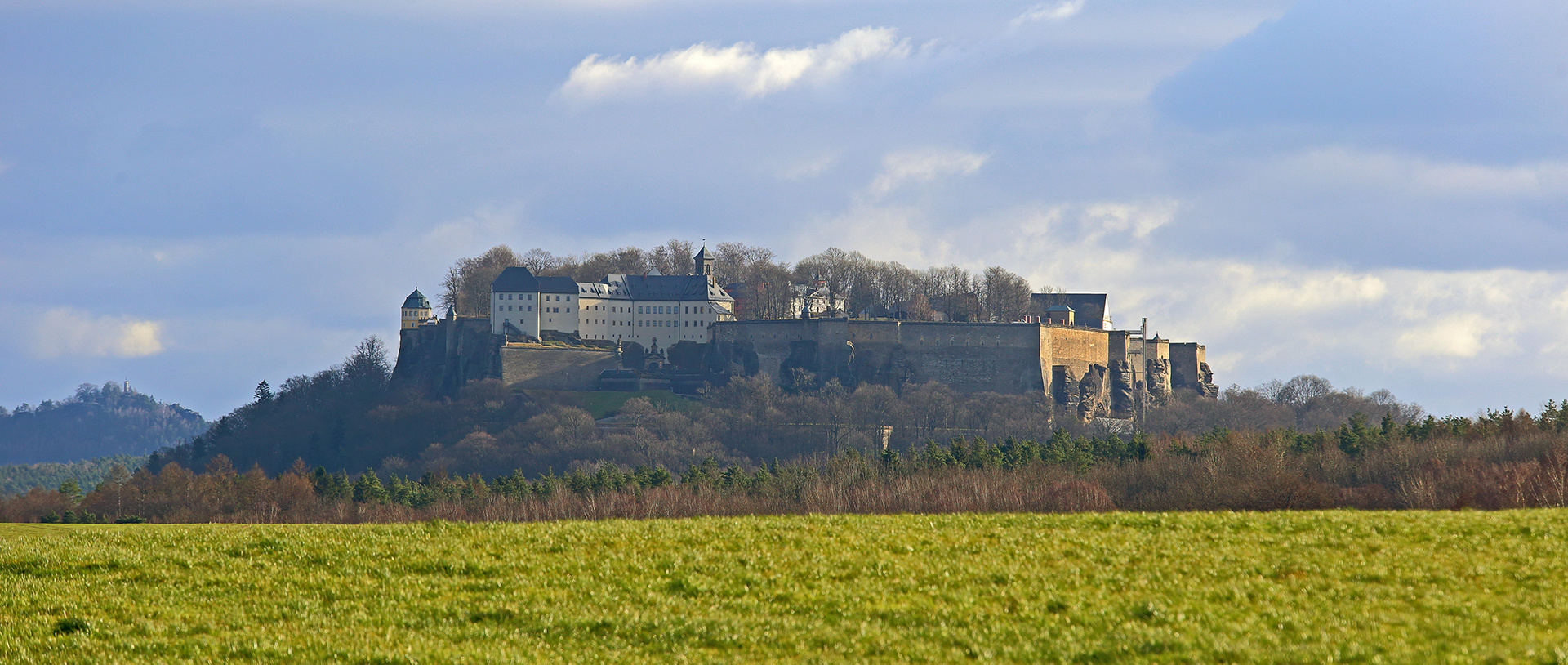 Festung Königstein mal von einem ganz anderen Standort...