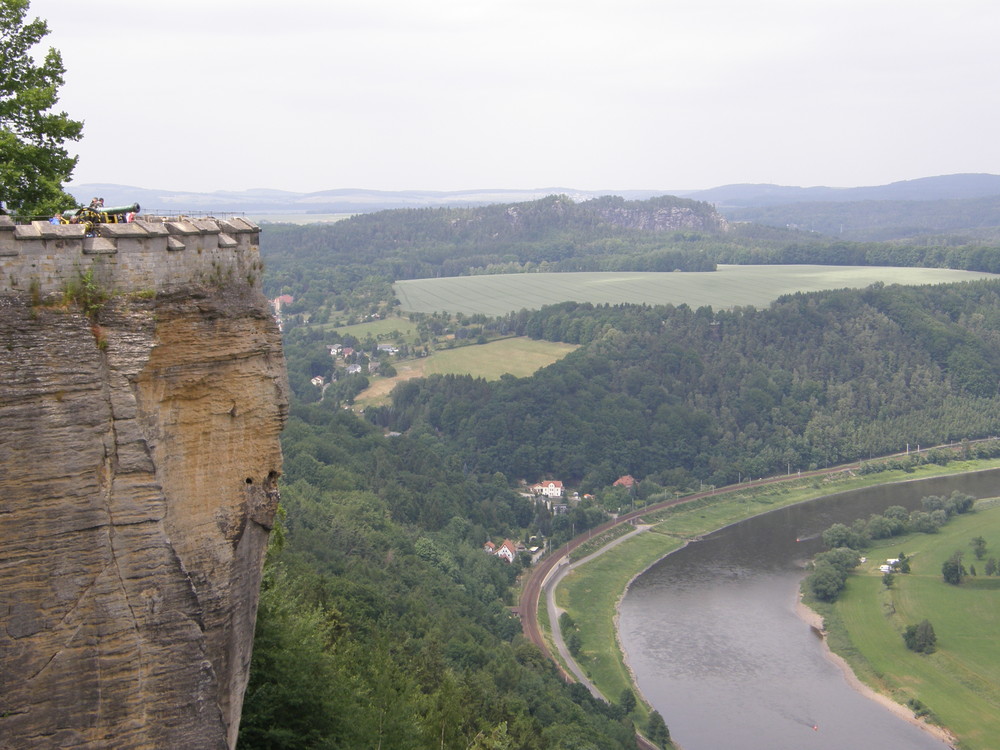 Festung Königstein und die Elbe