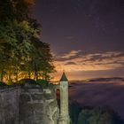 Festung Königstein unterm Sternenhimmel
