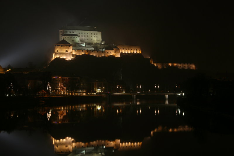 Festung kufstein bei Nacht