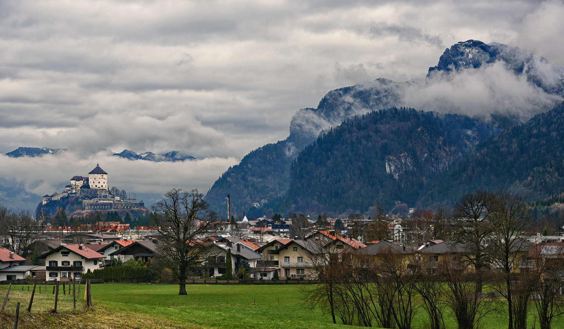 Festung Kufstein ist das Wahrzeichen der Stadt Kufstein