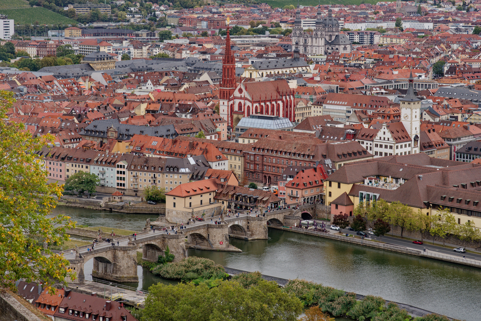 Festung Marienberg 9 Blick auf Würzburg