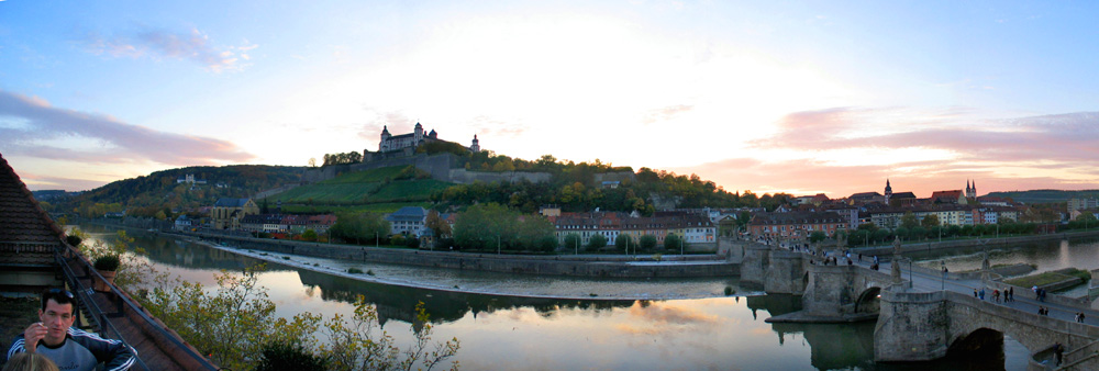 Festung Marienberg über dem Main