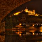 Festung Marienberg und Ludwigsbrücke in Würzburg