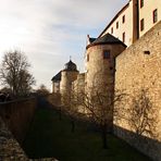 " Festung Marienberg und Stadtblick aus der Burgperspektive Würzburg "